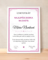 Certifikáty pre babku