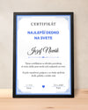 Certifikáty pre dedka
