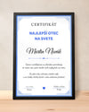 Certifikáty pre otca
