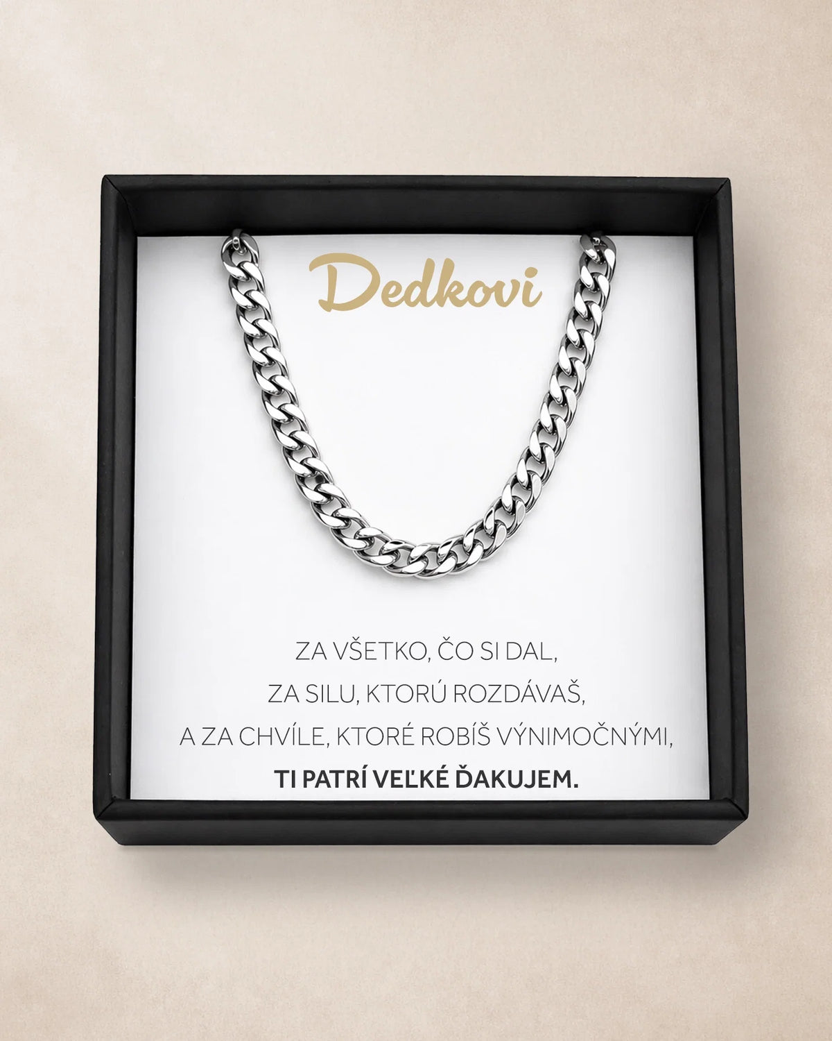 Náhrdelník pre dedka