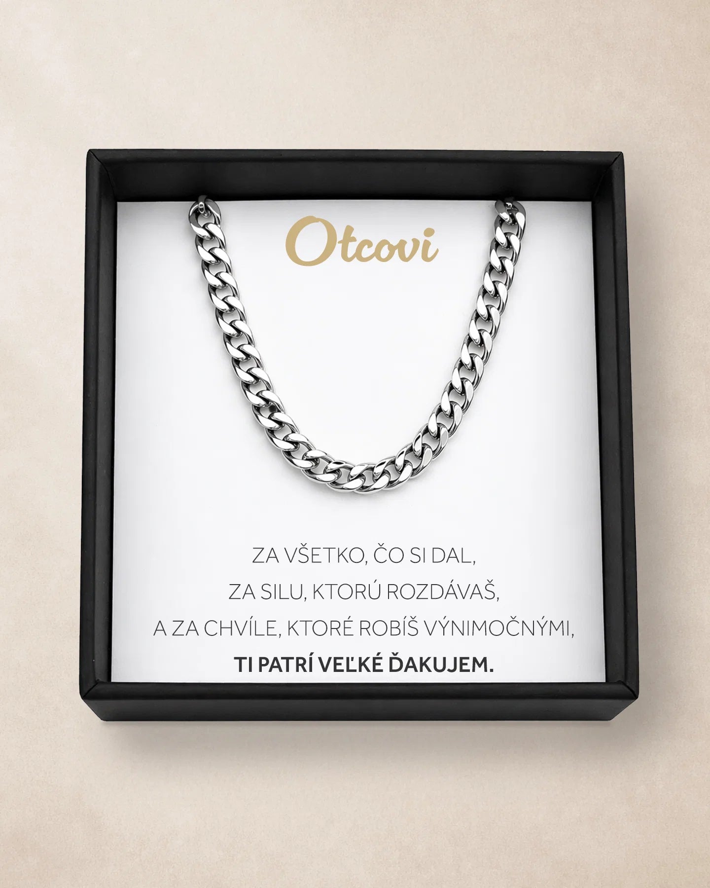 Náhrdelník pre otca