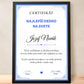 Certifikát Najlepší dedko na svete