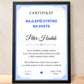 Certifikát Najlepší strýko na svete