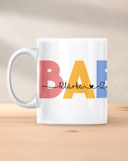Hrnček BABKA s menami vnúčat