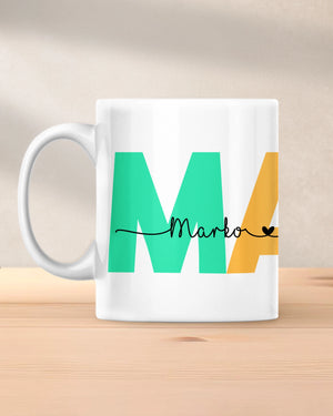 Hrnček MAMA s menami detí