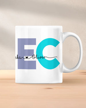 Hrnček OTEC s menami detí
