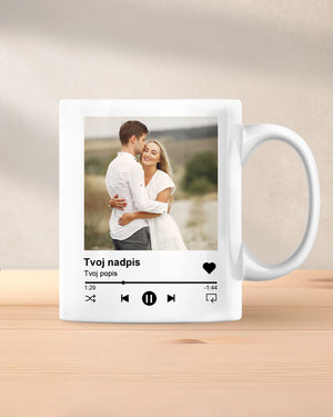 Hrnček – Spotify s tvojou fotkou