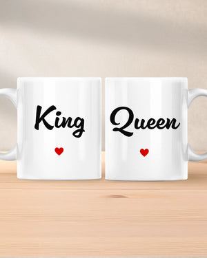 Hrnčeky pre páry King & Queen