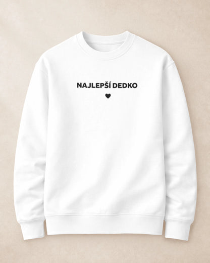 Mikina bez kapucne Najlepší Dedko