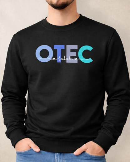 Mikina bez kapucne OTEC s menami detí