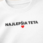 Mikina bez kapucne Najlepšia Teta