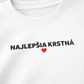 Mikina bez kapucne Najlepšia Krstná