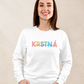 Mikina bez kapucne Krstná s menami krstných detí