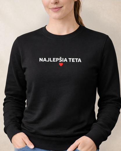 Mikina bez kapucne Najlepšia Teta