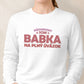 Mikina bez kapucne Babka na plný úväzok