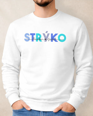 Mikina bez kapucne Strýko s menami