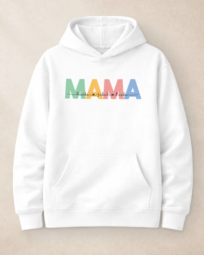 Mikina Mama s menami detí