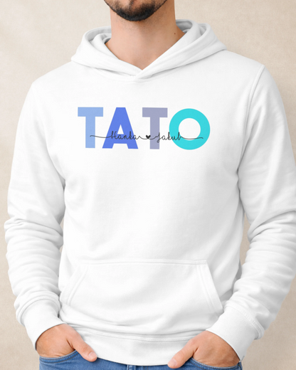 Mikina TATO s menami detí