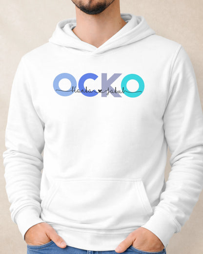 Mikina OCKO s menami detí