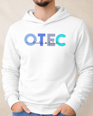 Mikina OTEC s menami detí