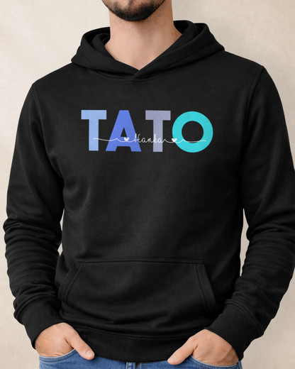 Mikina TATO s menami detí