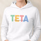 Mikina Teta s menami detí