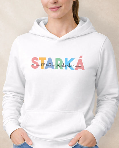 Mikina STARKÁ s menami vnúčat
