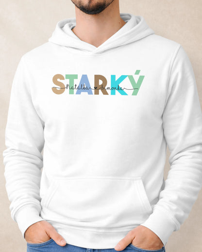 Mikina STARKÝ s menami vnúčat