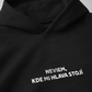 Mikina Neviem, kde mi hlava stojí
