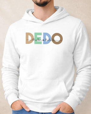 Mikina DEDO s menami vnúčat