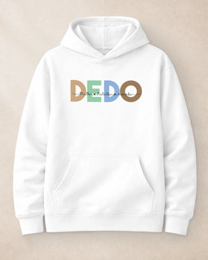 Mikina DEDO s menami vnúčat