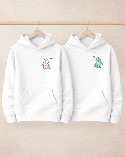 Mikiny pre páry Dinosaurus