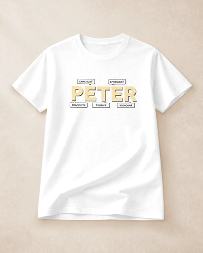 Tričko s menom Peter