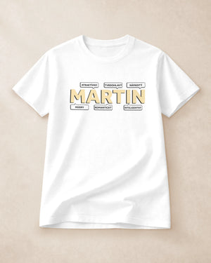 Tričko s menom Martin