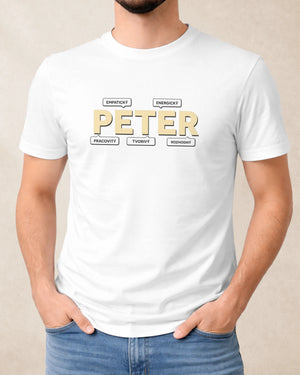 Tričko s menom Peter