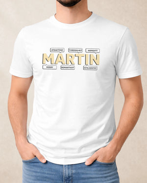 Tričko s menom Martin