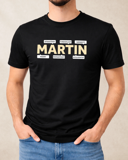Tričko s menom Martin