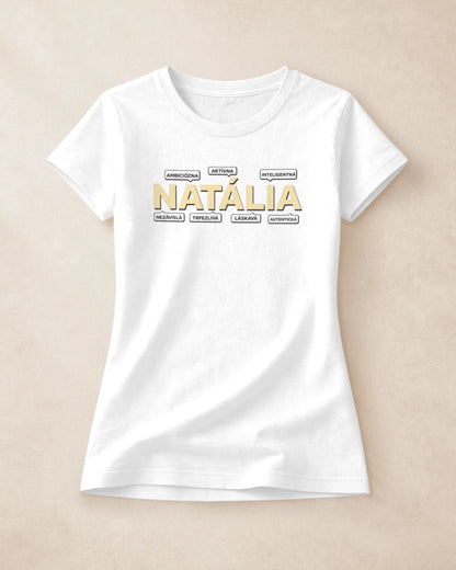 Tričko s menom Natália