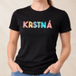 Tričko Krstná s menami krstných detí