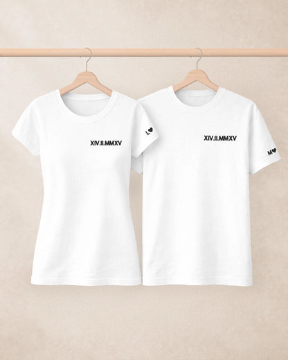 Tričká pre páry Dátum