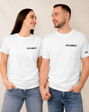 Tričká pre páry Dátum