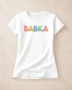 Tričko BABKA s menami vnúčat