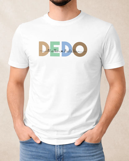 Tričko DEDO s menami vnúčat