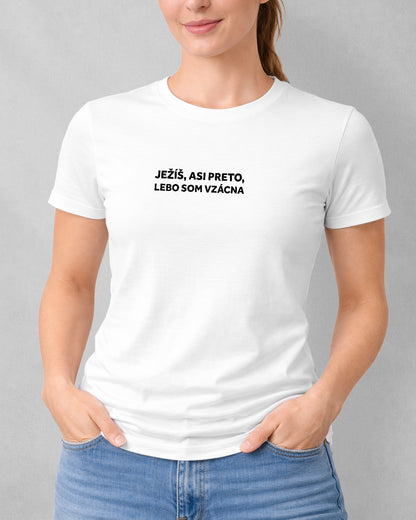 Dámske tričko Lebo som vzácna