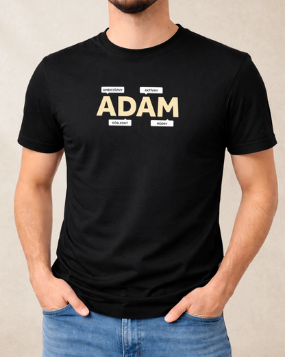 Tričko s menom Adam