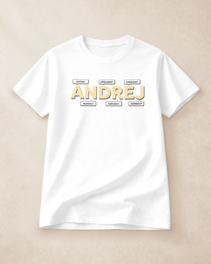 Tričko s menom Andrej