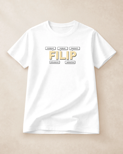 Tričko s menom Filip