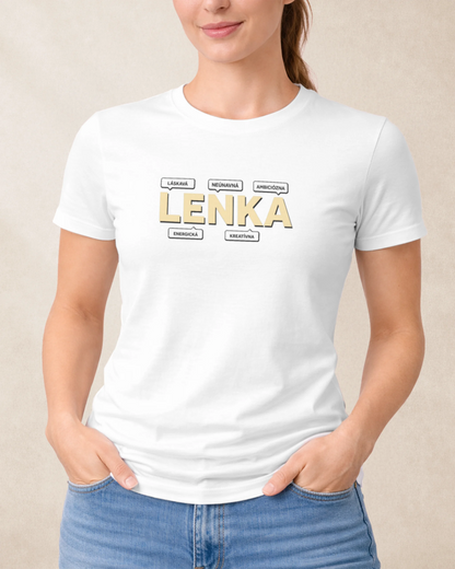 Tričko s menom Lenka