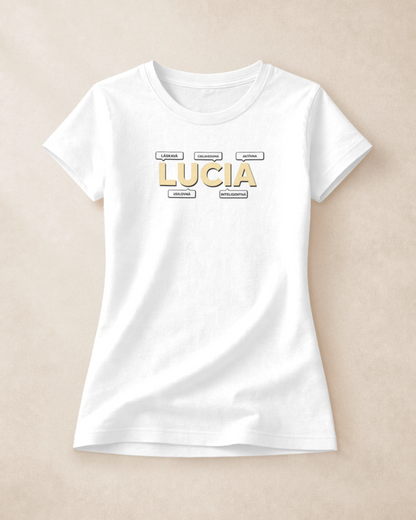 Tričko s menom Lucia