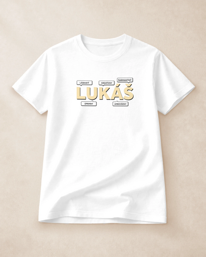 Tričko s menom Lukáš